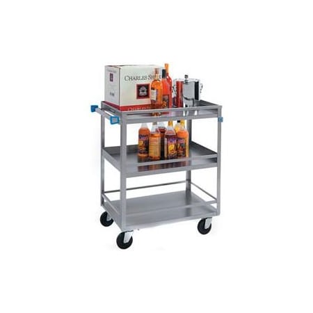 Lakeside Mfg. Lakeside Steel Utility Cart w/3 Shelves, 500 lb. Capacity, 31inL x 19inW x 33-3/4inH 526